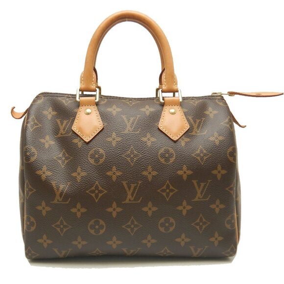 LOUIS VUITTON Brown Monogram Speedy 25 Bag - Picture 1 of 10